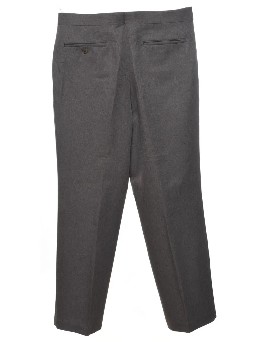 1970s Classic Grey Trousers - W35 L30