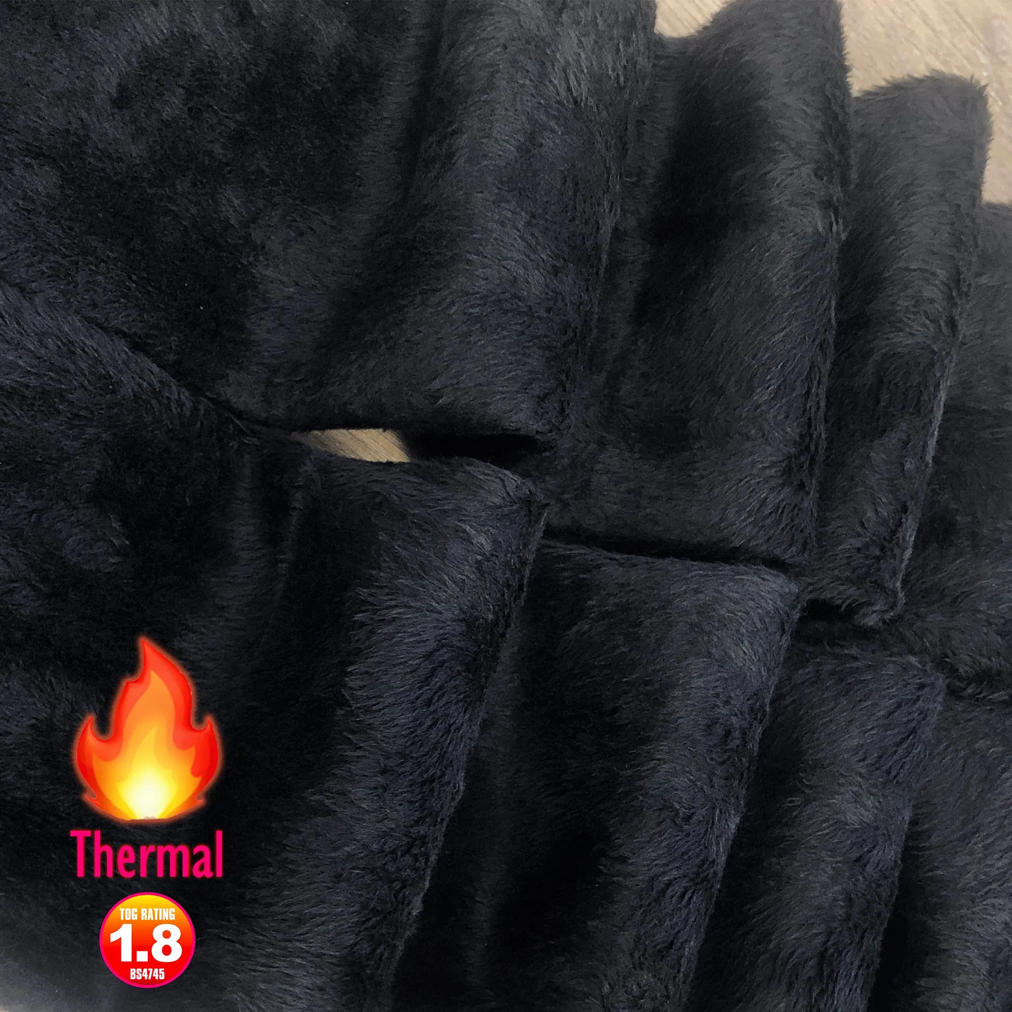 1PK Girls Plush Fleece Leggings Black
