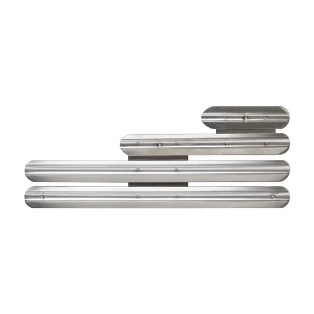 9 Ribbon/Medal 3-Row Metal Mounting Bar Rack, Flush or Spaced