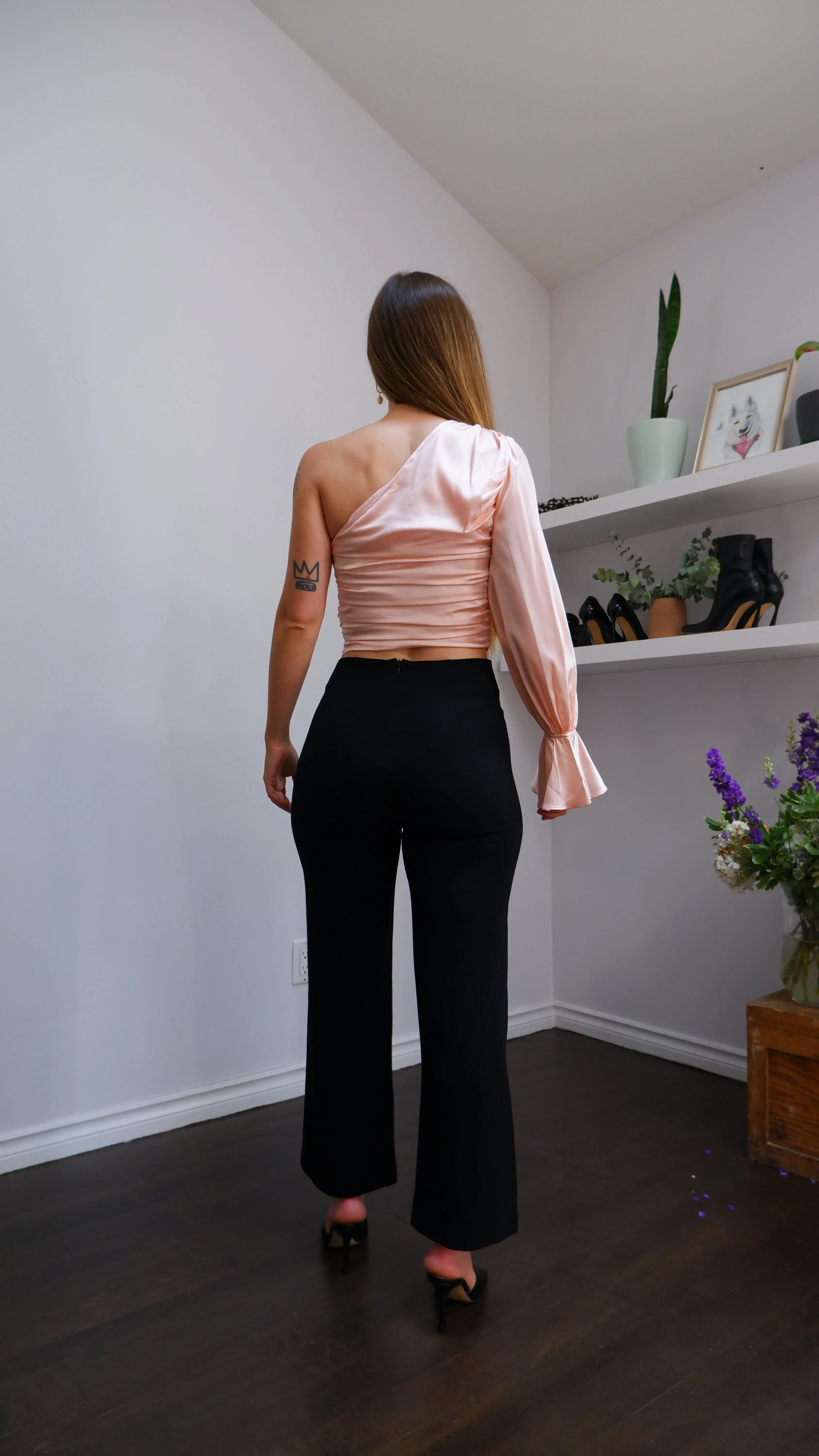 90s Classic Black Trousers - 4