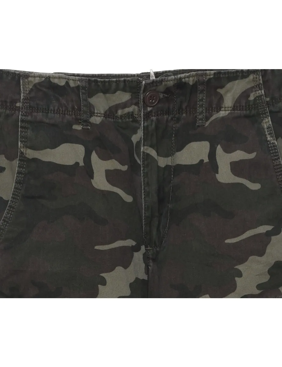 Arizona Camouflage Print Cargo Trousers - W29 L30