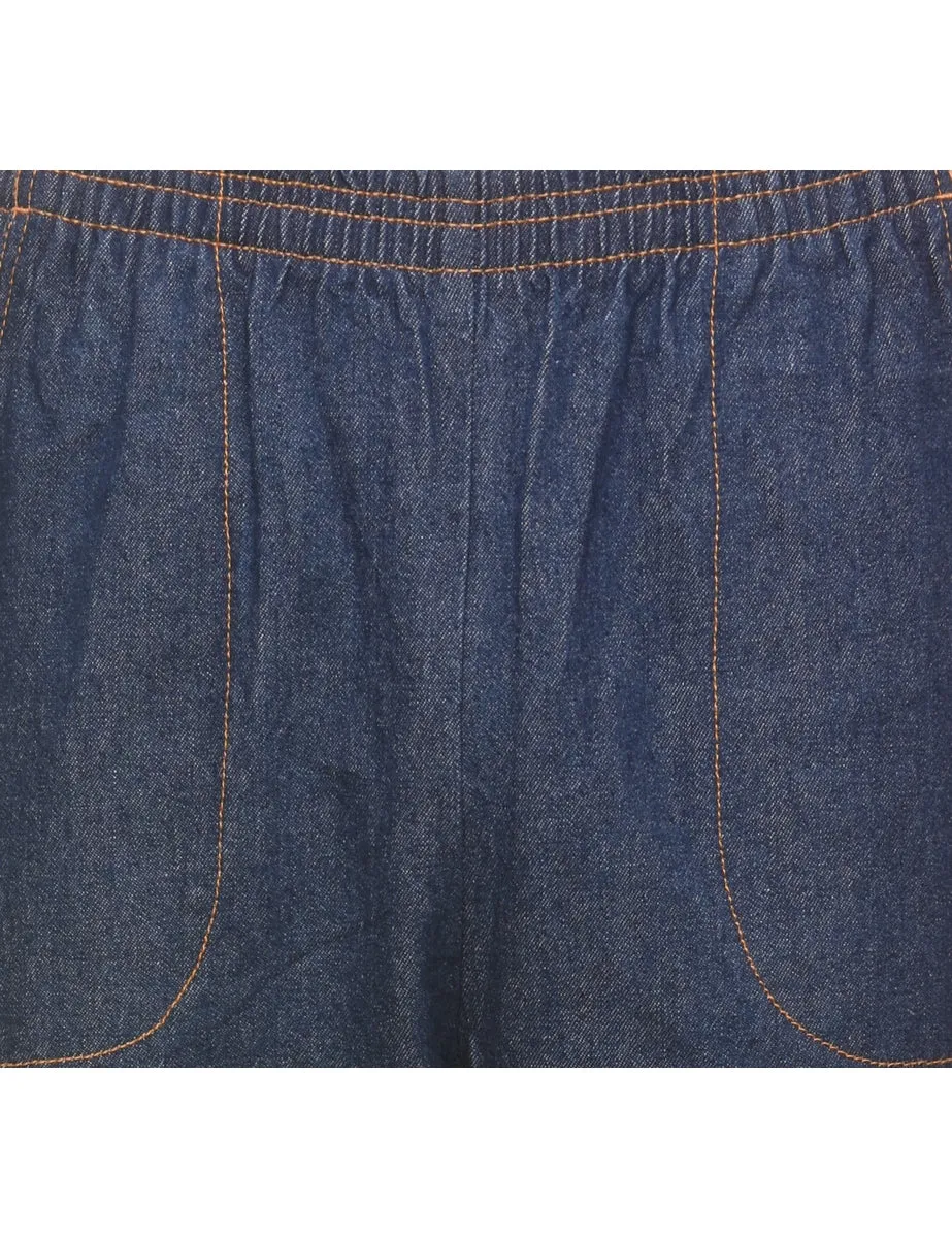 Blair Dark Wash Denim Trousers - W30 L30