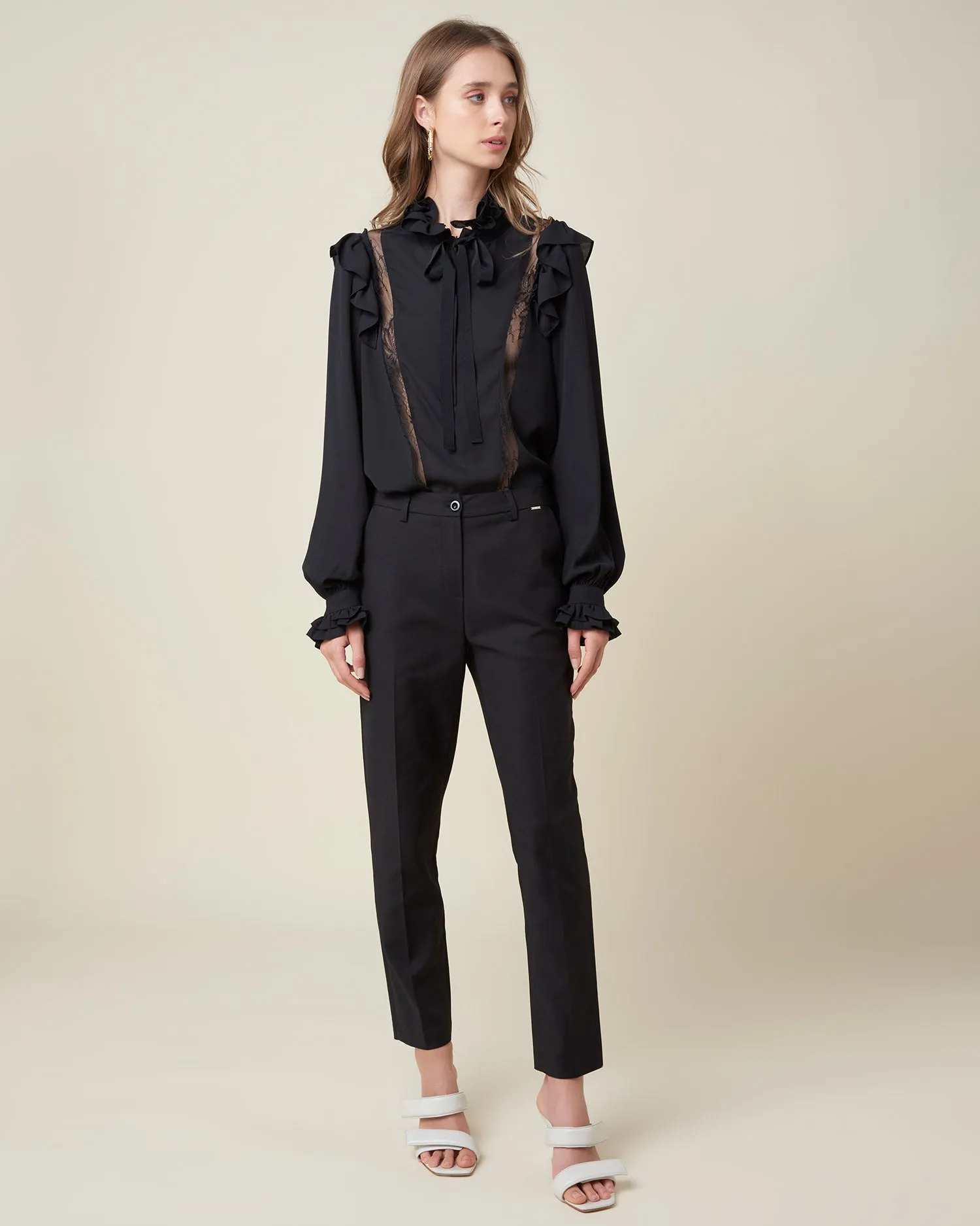 Classic straight trousers