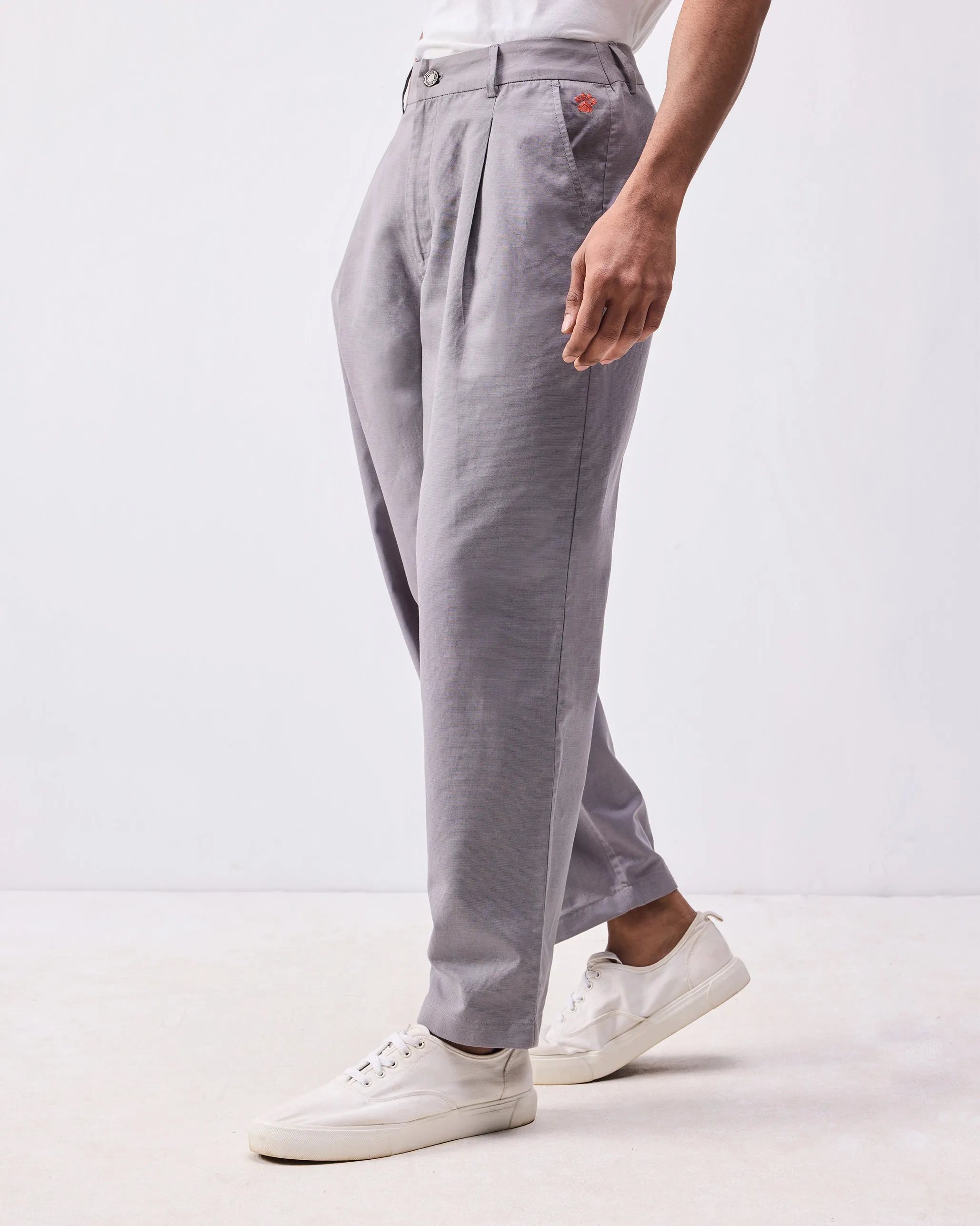 Classic Trousers - Grey