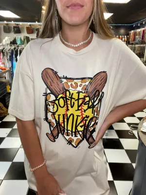 Cream Softball Junkie Tee