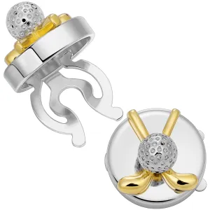 Hawson 18MM Golf Button Cover Cufflinks for Mens shirts, Men's Gift Accessories,high-quality clothing buttons luxury twins