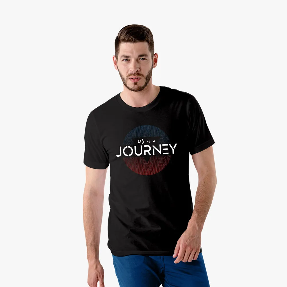 Journey - Organic Cotton Printed T-Shirt for Men's