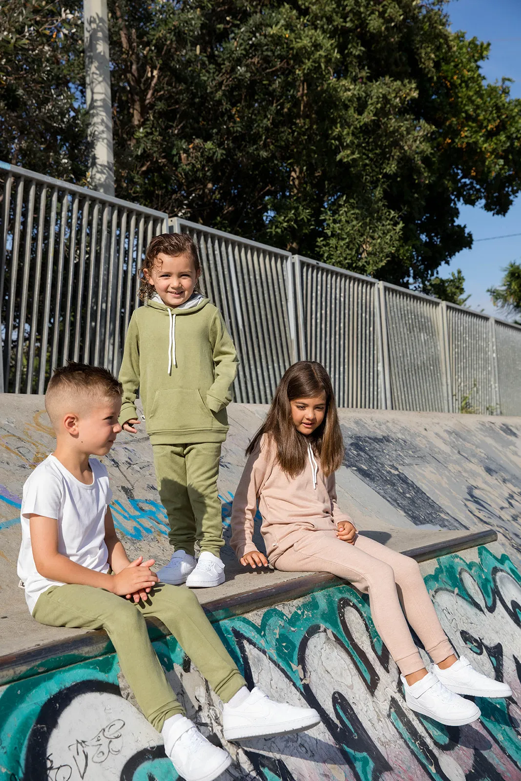 Kids Joggers - WARM GREEN