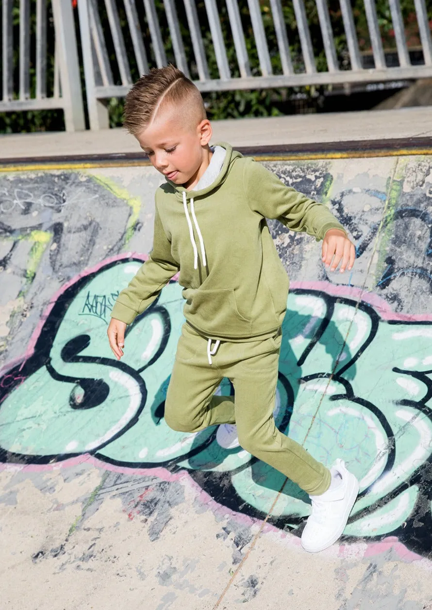 Kids Joggers - WARM GREEN