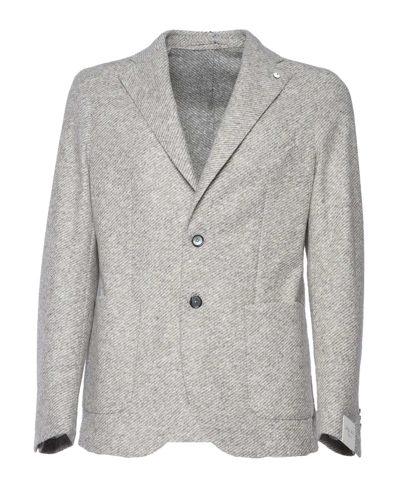 Oatmeal Cotton Contemporary Fit Sport Jacket - LBM 1911