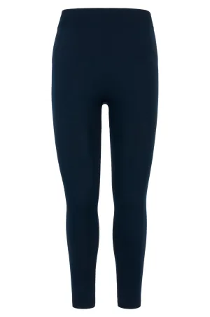 Seamless plain Leggings | NAVY | 2232ZZ
