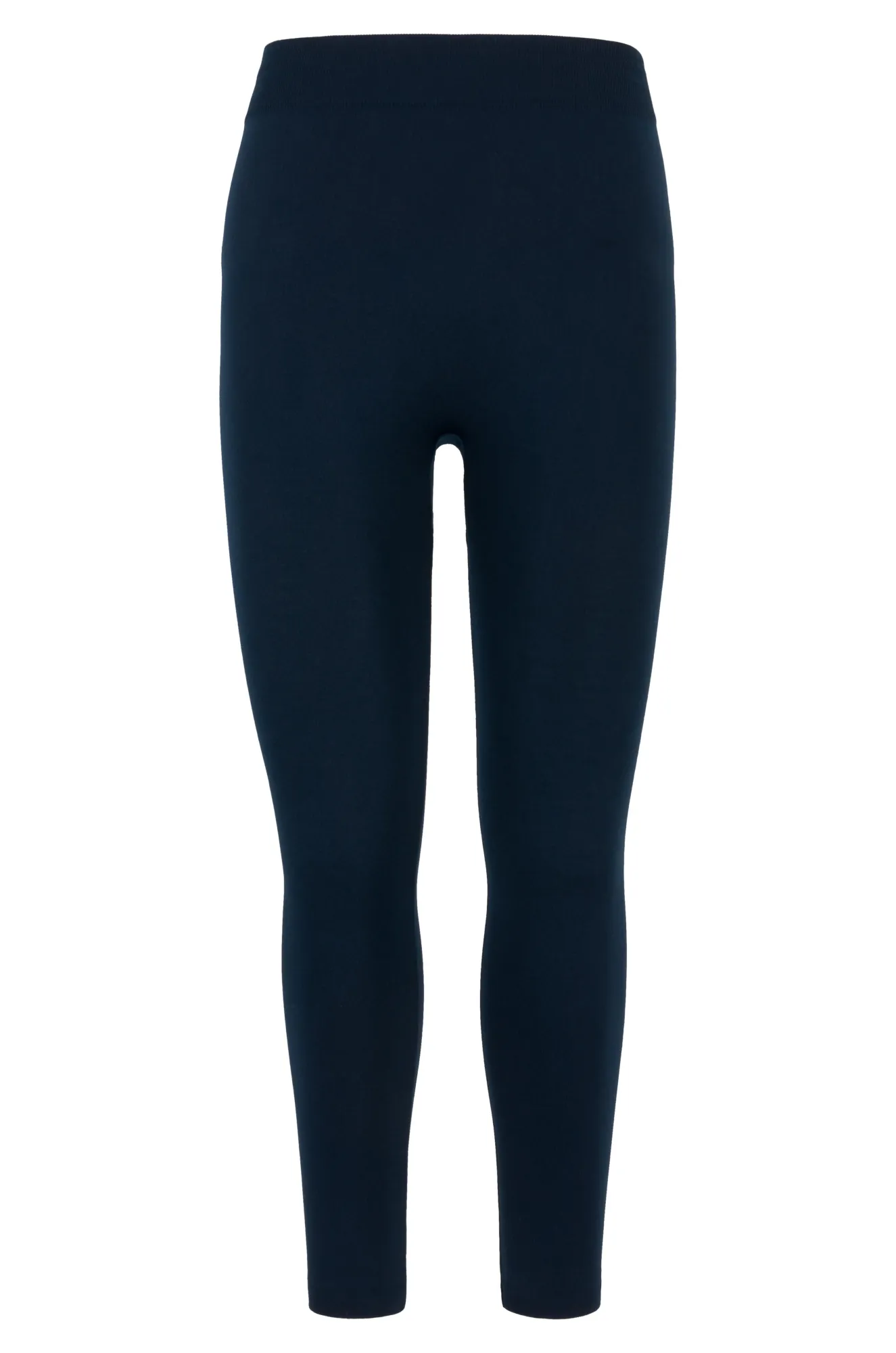 Seamless plain Leggings | NAVY | 2232ZZ