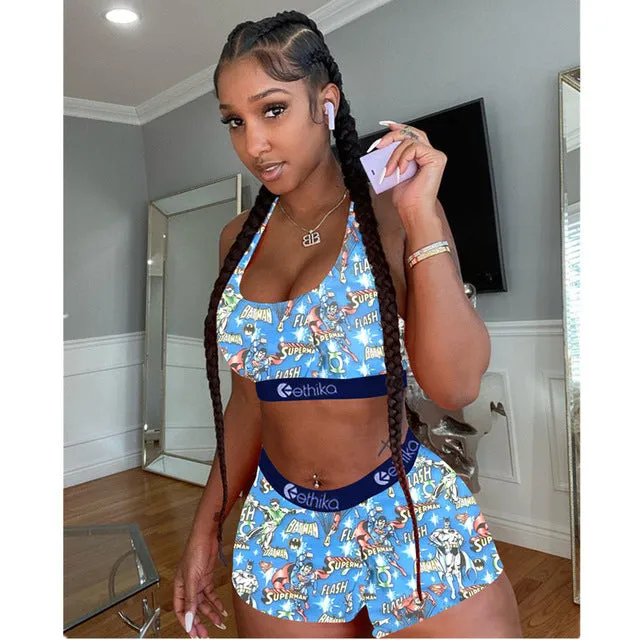 Two Piece Sport Breathable Pants Set