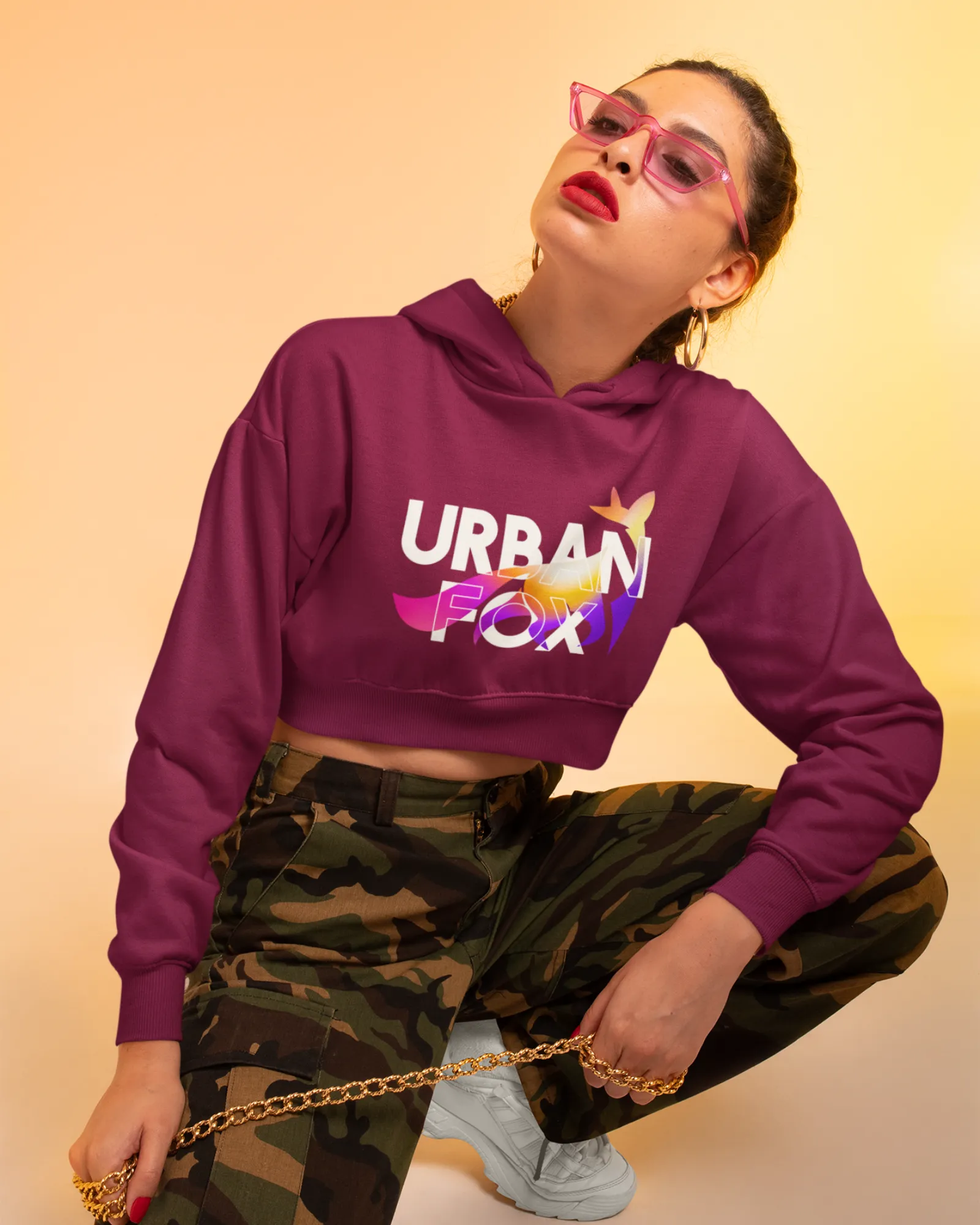 UFO v3 - Women's Crop Hoodies