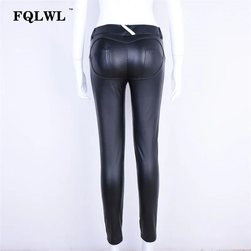 VenusFox Sexy Plus Size Leather Leggings