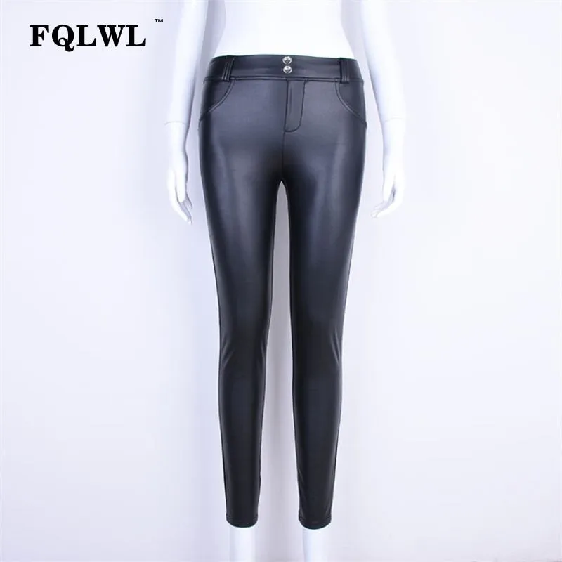 VenusFox Sexy Plus Size Leather Leggings