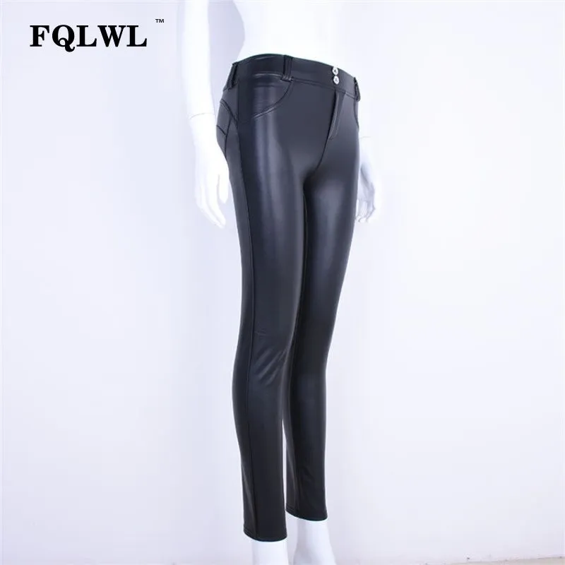 VenusFox Sexy Plus Size Leather Leggings