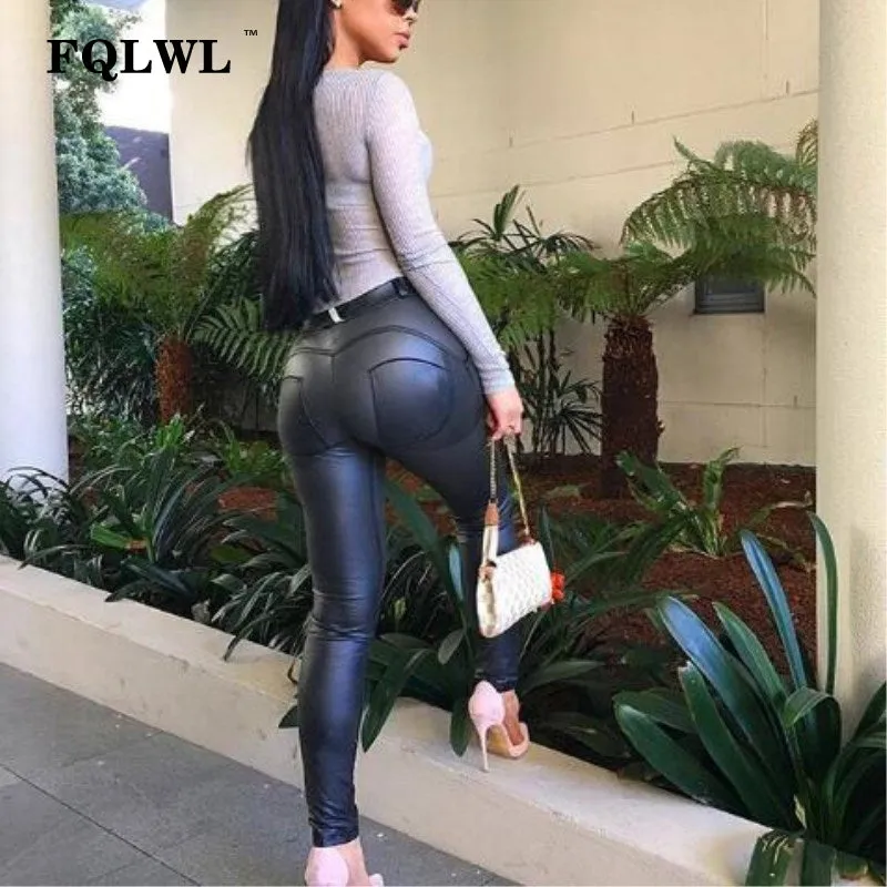 VenusFox Sexy Plus Size Leather Leggings